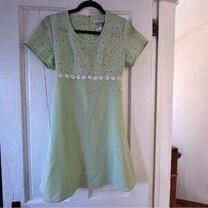 VINTAGE babydoll floral dress Incredibly